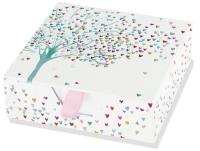 Opakowanie Karteczki zdobione Sercowe Drzewo