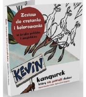 Kevin kangurek, który nie potrafił skakać. Autor: Elabor Jonathan, Tsinganos Tim. SmakLiter.pl Okładka książki Kevin kangurek, który nie potrafił skakać
