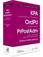 Opakowanie Kodeks postępowania administracyjnego Ordynacja podatkowa Prawo o postępowaniu przed sądami administracyjnymi