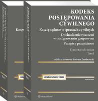 Kodeks postępowania cywilnego Komentarz do zmian 2019 Tom 1-2. Autor: Opracowanie zbiorowe. SmakLiter.pl Okładka książki Kodeks postępowania cywilnego Komentarz do zmian 2019 Tom 1-2