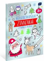 Opakowanie Kolorowanka zimowa z naklejkami Metallic