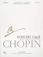 Koncert f-moll op. 21 w. z 2 fortepianem. Autor: Chopin Fryderyk. SmakLiter.pl Okładka książki Koncert f-moll op. 21 w. z 2 fortepianem