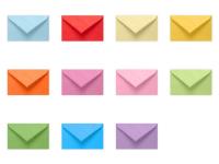 Opakowanie Koperta kolorowa 12x19,5cm 6szt ARGUS