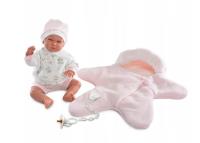 Opakowanie Lalka 74038 bobas Lalo w różowym kombinezonie