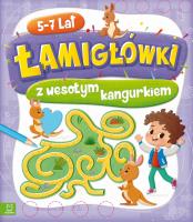 Łamigłówki z wesołym kangurkiem 5-7 lat. Autor: Opracowanie zbiorowe. SmakLiter.pl Okładka książki Łamigłówki z wesołym kangurkiem 5-7 lat