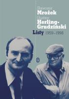 Listy 1959-1998. Autor: Mrożek Sławomir, Gustaw Herling-Grudziński. SmakLiter.pl Okładka książki Listy 1959-1998