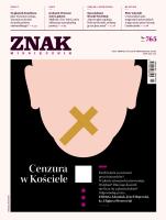Miesięcznik ZNAK 765 Cenzura w Kościele (2/2019). Autor: autor zbiorowy. SmakLiter.pl Okładka książki Miesięcznik ZNAK 765 Cenzura w Kościele (2/2019)