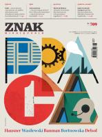 Miesięcznik 'ZNAK', czerwiec 2014, nr 709. Autor: Miesięcznik Znak. SmakLiter.pl Okładka książki Miesięcznik 'ZNAK', czerwiec 2014, nr 709