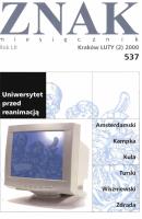 Opakowanie Miesięcznik 'Znak': O początku. Numer 547 (grudzień 2000)