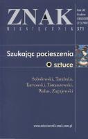 Opakowanie Miesięcznik 'Znak': Szukając pocieszenia. O sztuce. Numer 571 (grudzień 2002)