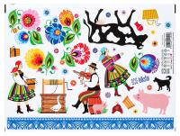 Opakowanie NAKLEJKI FOLKOWE ŁOWICKA ZAGRODA