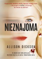 Nieznajoma. Autor: Dickson Allison. SmakLiter.pl Okładka książki Nieznajoma