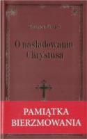 O naśladowaniu Chrystusa (bordo, obwoluta). Autor: Tomasz Kempis. SmakLiter.pl Okładka książki O naśladowaniu Chrystusa (bordo, obwoluta)