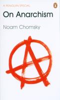 On Anarchism. Autor: Noam Chomsky. SmakLiter.pl Okładka książki On Anarchism