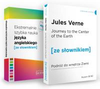 Pakiet Journey to the Centre of the Earth i Ekstremalnie szybka nauka języka angielskiego. Autor: Opracowanie zbiorowe. SmakLiter.pl Okładka książki Pakiet Journey to the Centre of the Earth i Ekstremalnie szybka nauka języka angielskiego
