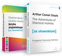 Pakiet The Adventures of Sherlock Holmes i Ekstremalnie szybka nauka języka angielskiego. Autor: Opracowanie zbiorowe. SmakLiter.pl Okładka książki Pakiet The Adventures of Sherlock Holmes i Ekstremalnie szybka nauka języka angielskiego