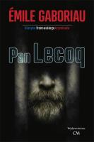 Pan Lecoq. Autor: Emile Gaboriau. SmakLiter.pl Okładka książki Pan Lecoq