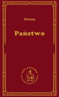 Państwo. Autor: Platon. SmakLiter.pl Okładka książki Państwo