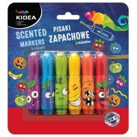 Pisaki zapachowe Kidea 6 kolorów. Wydawca: Derform. SmakLiter.pl Opakowanie Pisaki zapachowe Kidea 6 kolorów