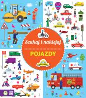 Okładka książki POJAZDY SZUKAJ I NAKLEJAJ
