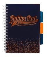 Project Book blush navy B5 kratka (3szt) PUKKA. Wydawca: Pukka Pads. SmakLiter.pl Opakowanie Project Book blush navy B5 kratka (3szt) PUKKA