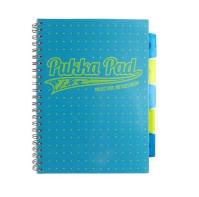 Project Book Neon Dots A4/100K kratka nieb.(3szt). Wydawca: Pukka Pads. SmakLiter.pl Opakowanie Project Book Neon Dots A4/100K kratka nieb.(3szt)