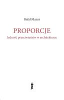 Proporcje.. Autor: Mazur Rafał. SmakLiter.pl Okładka książki Proporcje.
