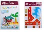 Opakowanie Puzzle 3D Chatka rybaka mix