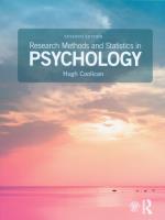 Research Methods and Statistics in Psychology. Autor: Coolican Hugh. SmakLiter.pl Okładka książki Research Methods and Statistics in Psychology