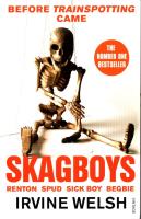Skagboys - Vintage Publishing. Autor: Welsh Irvine. SmakLiter.pl Okładka książki Skagboys - Vintage Publishing