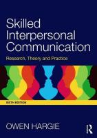 Opakowanie Skilled Interpersonal Communication