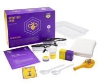 SmartBee Club Eksperymenty naukowe Śniegologia. Autor: Irena Brignull. SmakLiter.pl Okładka książki SmartBee Club Eksperymenty naukowe Śniegologia