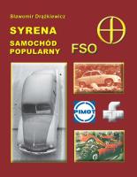Syrena samochód popularny FSO. Autor: Drążkiewicz Sławomir. SmakLiter.pl Okładka książki Syrena samochód popularny FSO