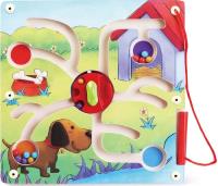 TOP BRIGHT drewniany labirynt z kulkami - szczeniaczek. Wydawca: Playme. SmakLiter.pl Opakowanie TOP BRIGHT drewniany labirynt z kulkami - szczeniaczek