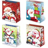 Opakowanie TOREBKI OZDOBNE T-2L SET S-18 MIKOŁAJ MALOWANY 10 SZTUK