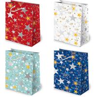 Opakowanie TOREBKI OZDOBNE T-4L SET S-18 GWIAZDKI 10 SZTUK