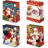 Opakowanie TOREBKI OZDOBNE T-8L SET S-7 MIKOŁAJ KLASYCZNY 10 SZTUK