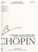 Utwory koncertowe w. z 2 fortepianem. Autor: Chopin Fryderyk. SmakLiter.pl Okładka książki Utwory koncertowe w. z 2 fortepianem