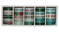Opakowanie Washi Tape X-mas mix (25szt) NARCISSUS