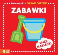 ZABAWKI KOLOROWANKI Z GRUBYM OBRYSEM. Autor: Opracowanie zbiorowe. SmakLiter.pl Okładka książki ZABAWKI KOLOROWANKI Z GRUBYM OBRYSEM