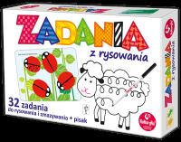 ZADANIA Z RYSOWANIA. Wydawca: Kukuryku. SmakLiter.pl Opakowanie ZADANIA Z RYSOWANIA