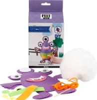 Opakowanie Zestaw filcowy potworek - Topsy fioletowy