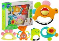 Opakowanie Zestaw grzechotek Kolorowe dinozaury