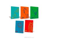 Opakowanie Zeszyt A5/32K linia podw.kol Fauna (10szt)