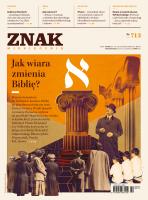 Okładka książki Znak 713 10/2014 Jak wiara zmienia Biblię