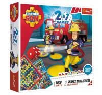 Opakowanie 2w1 Chińczyk Węże i drabiny Strażak Sam TREFL