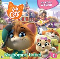 Okładka książki 44 koty Książka story 1 Na pomoc babci