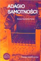 Adagio samotności. Autor: Teresa Czyżowicz-Tęcza. SmakLiter.pl Okładka książki Adagio samotności