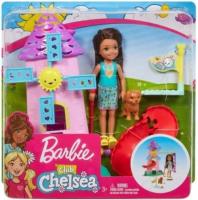 Opakowanie Barbie Chelsea + mały zestaw FRL85