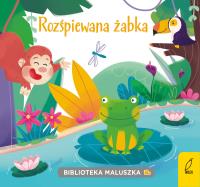 Okładka książki Biblioteka maluszka Rozśpiewana żabka